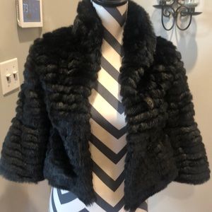 Girls faux fur jacket